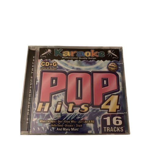 Karaoke Bay - Pop Hits 4🎵CD+G Pink 3 Doors Down Kylie Minogue Foo Fighters 16 Tracks