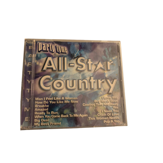 Party Tyme Karaoke - Vol. 1-All-Star Country (CD)