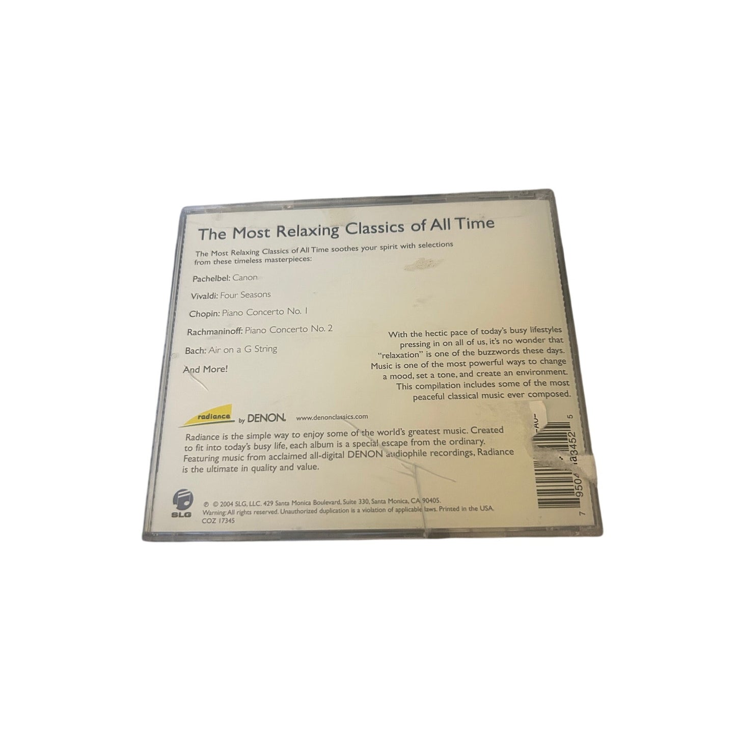 Various - The Most Relaxing Classics Of All Time [CD]