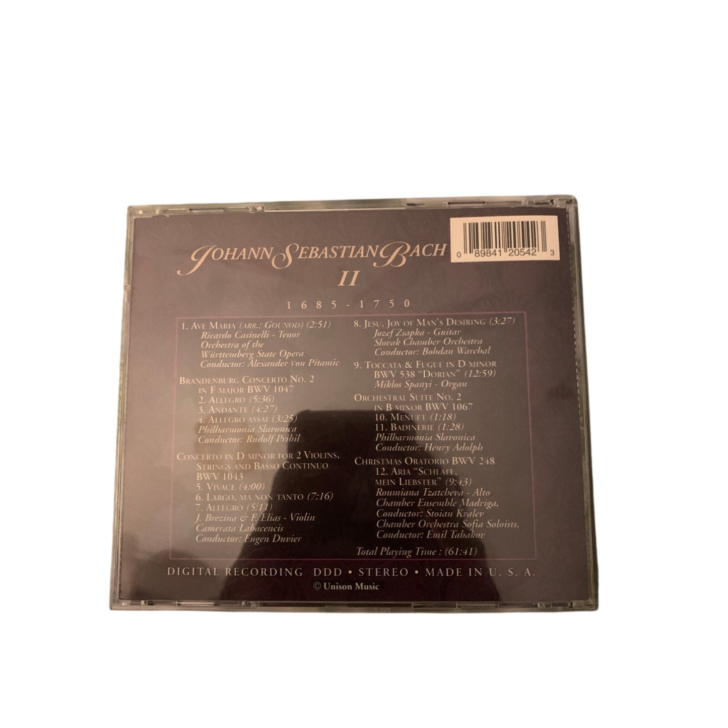 Johann Sebastian Bach II - The Masterpiece Collection Volume 3 (CD)