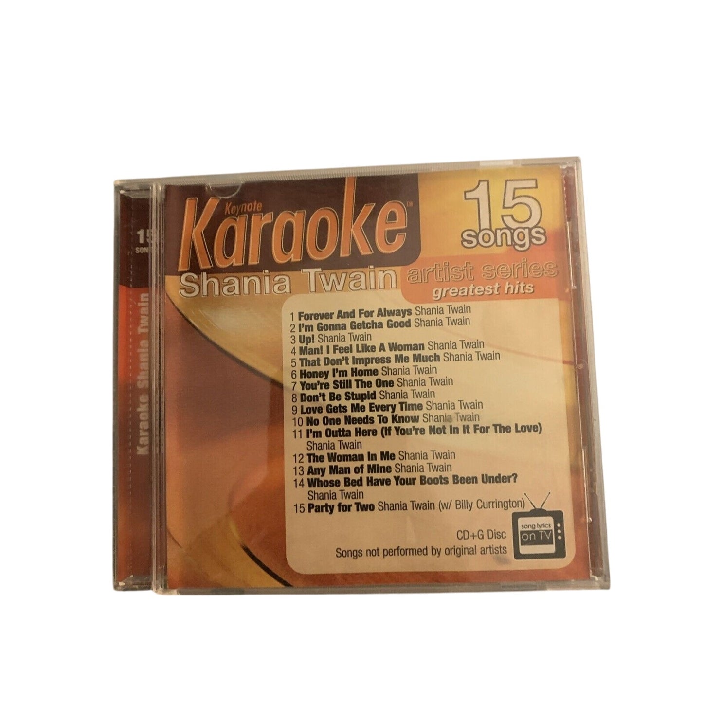 Keynote Karaoke: Shania Twain Greatest Hits by Karaoke (CD, 2005)