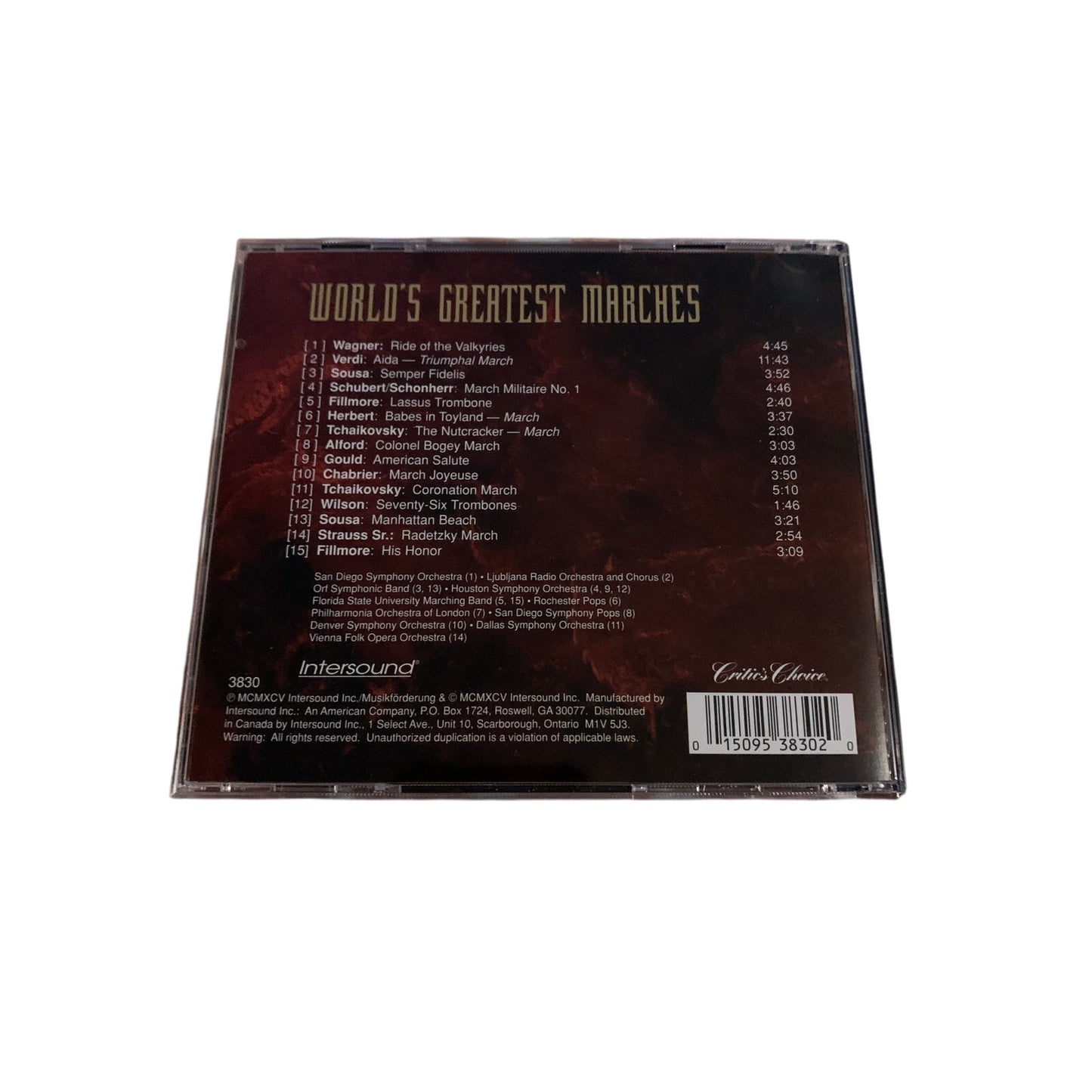 Various - World’s Greatest Marches (3xCD Box)