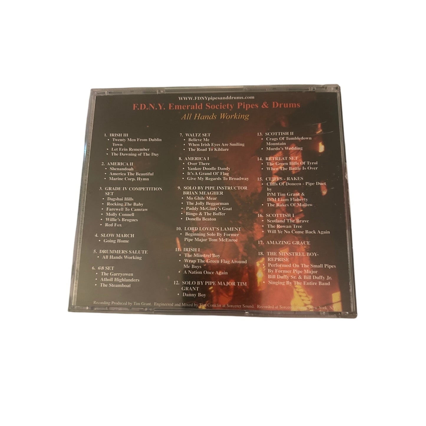 F.D.N.Y. Emerald Society Pipes & Drums - All Hands Working [CD]
