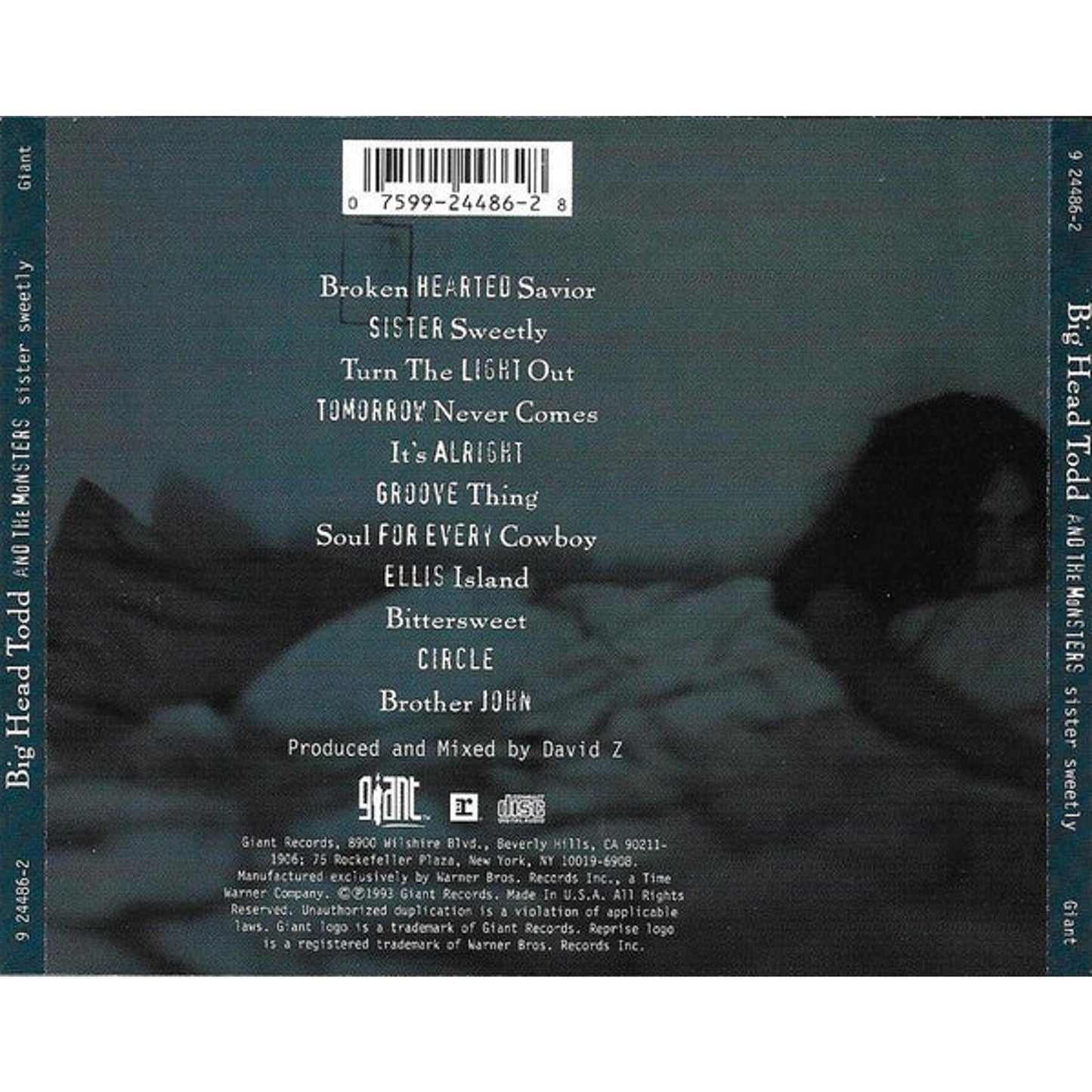 Big Head Todd And The Monsters - Sister Sweetly (CD, Album)