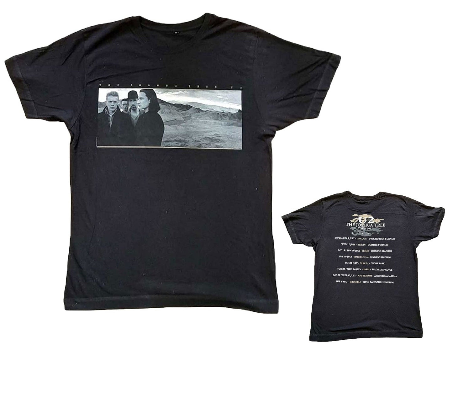u2 Joshua Tree Album Mens T-shirt Officially Licensed