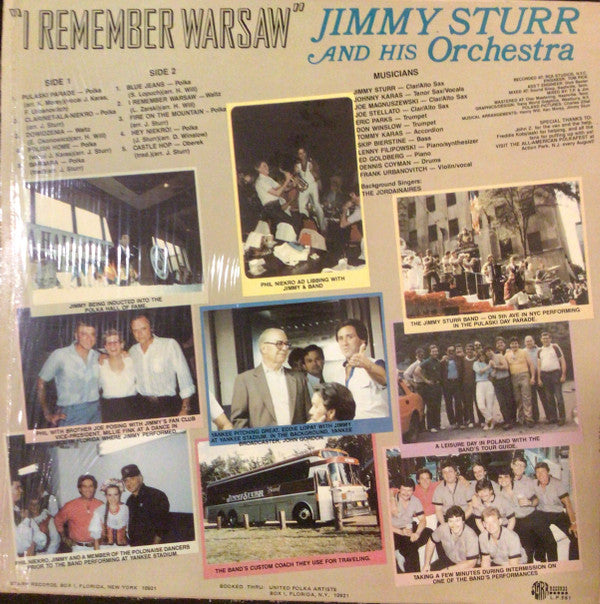 Jimmy Sturr And His Orchestra : I Remember Warsaw (LP, Album)