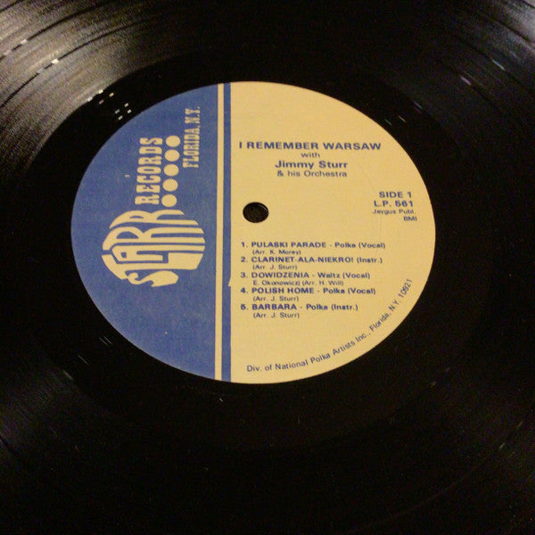 Jimmy Sturr And His Orchestra : I Remember Warsaw (LP, Album)