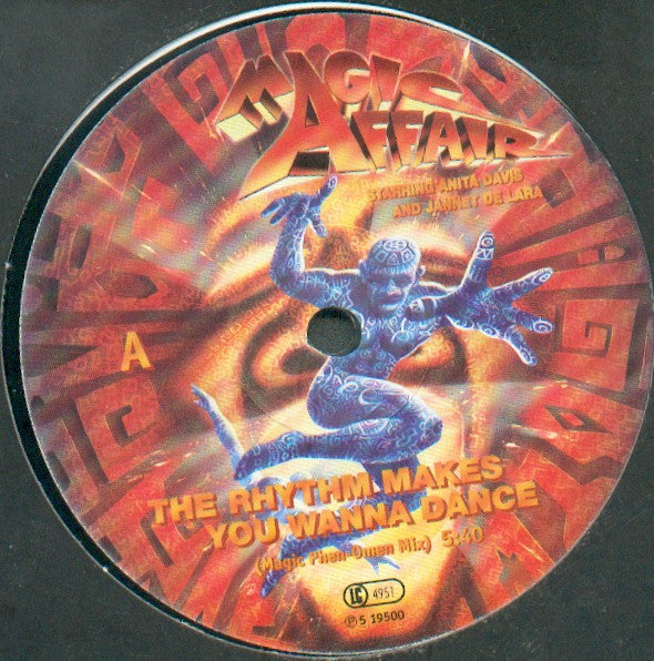 Magic Affair Starring Anita Davis & Jannet De Lara : The Rhythm Makes You Wanna Dance (12")