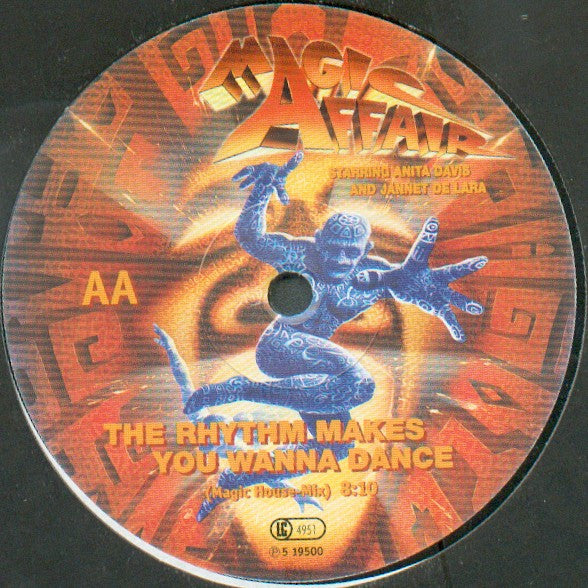 Magic Affair Starring Anita Davis & Jannet De Lara : The Rhythm Makes You Wanna Dance (12")