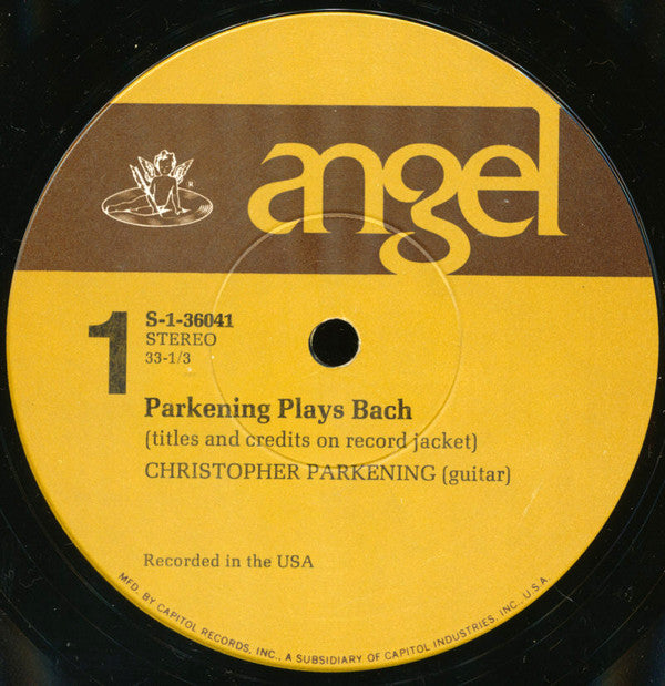 Christopher Parkening : Parkening Plays Bach (LP, Album)