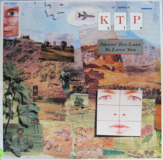 Kissing The Pink : Never Too Late To Love You (12", Single, Promo)