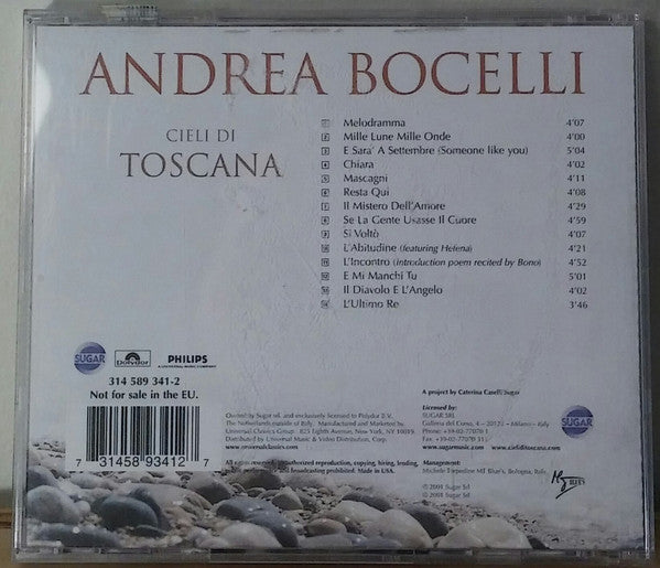 Andrea Bocelli : Cieli Di Toscana (CD, Album)