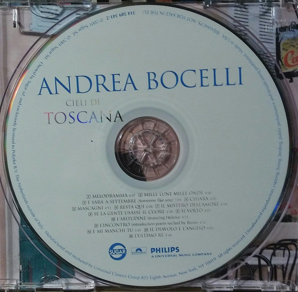 Andrea Bocelli : Cieli Di Toscana (CD, Album)