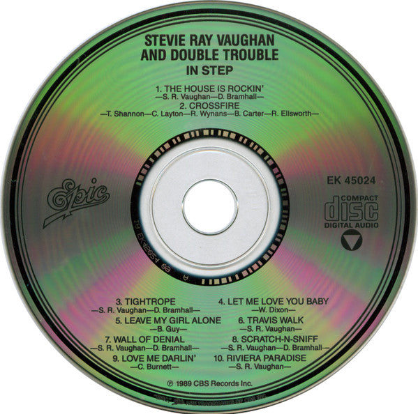 Stevie Ray Vaughan & Double Trouble : In Step (CD, Album, Pit)