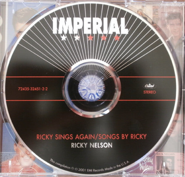 Ricky Nelson (2) : Ricky Sings Again / Songs By Ricky (CD, Comp, RM)