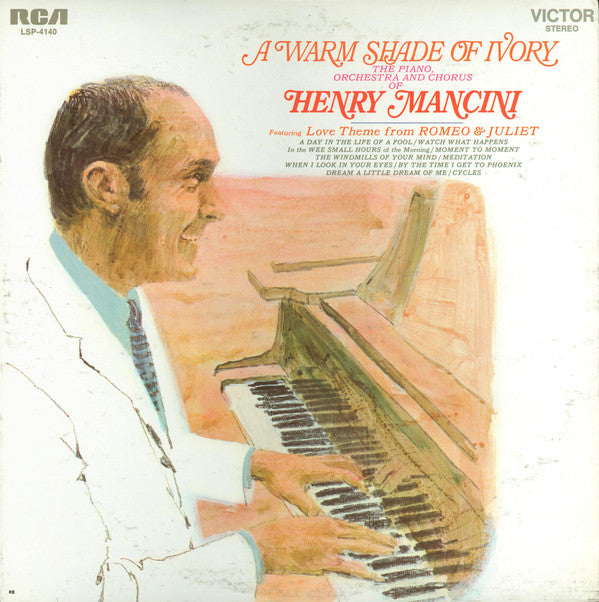 Henry Mancini And His Orchestra And Chorus : A Warm Shade Of Ivory (LP, Album, RP)