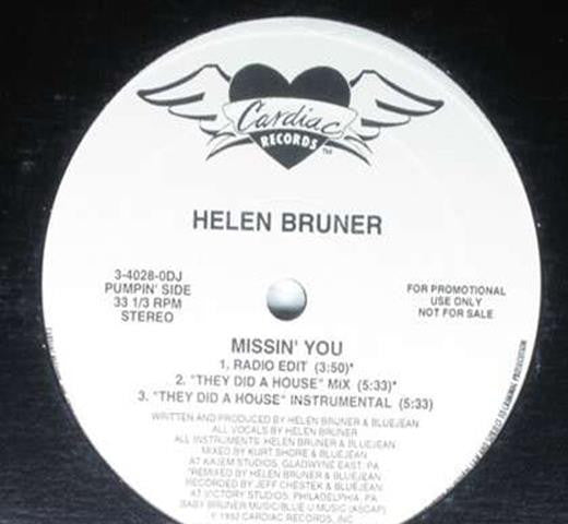 Helen Bruner : Missin' You (12", Promo)