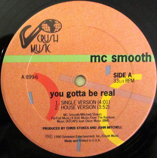 Smooth (4) : You Gotta Be Real (12", Single)