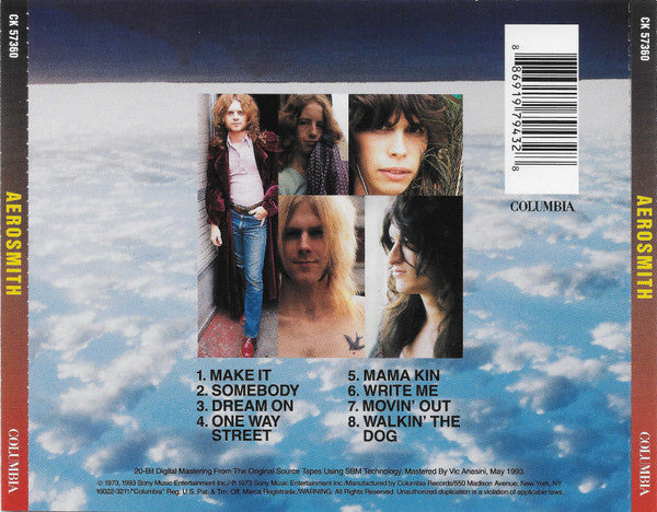 Aerosmith : Aerosmith (CD, Album, RE, RM, RP)