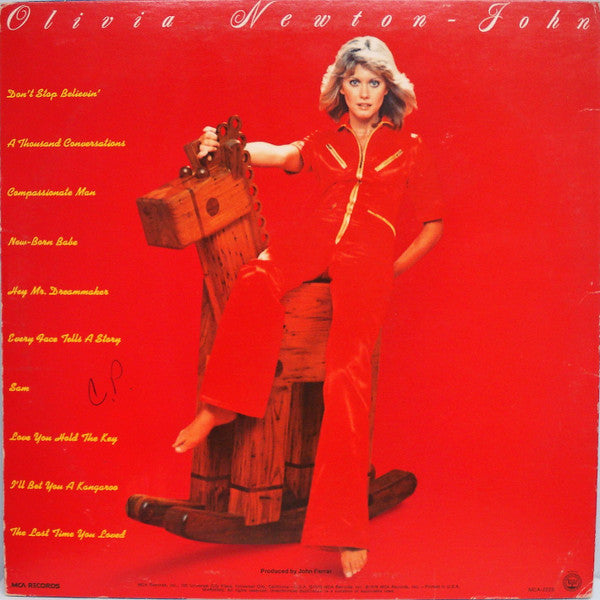 Olivia Newton-John : Don't Stop Believin' (LP, Album, Glo)