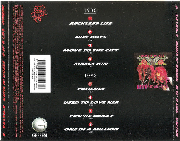 Guns N' Roses : G N' R Lies (CD, Album, Club, RE, BMG)