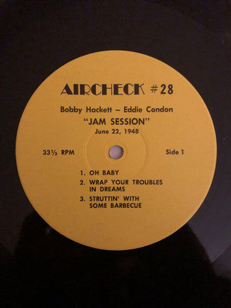Eddie Condon And Bobby Hackett : Jam Session (LP)