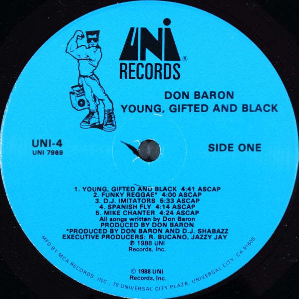Don Baron : Young, Gifted And Black (LP, Album, Glo)