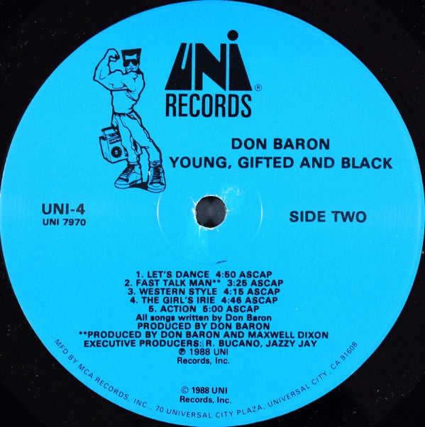 Don Baron : Young, Gifted And Black (LP, Album, Glo)