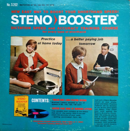 No Artist : Steno Booster (LP)