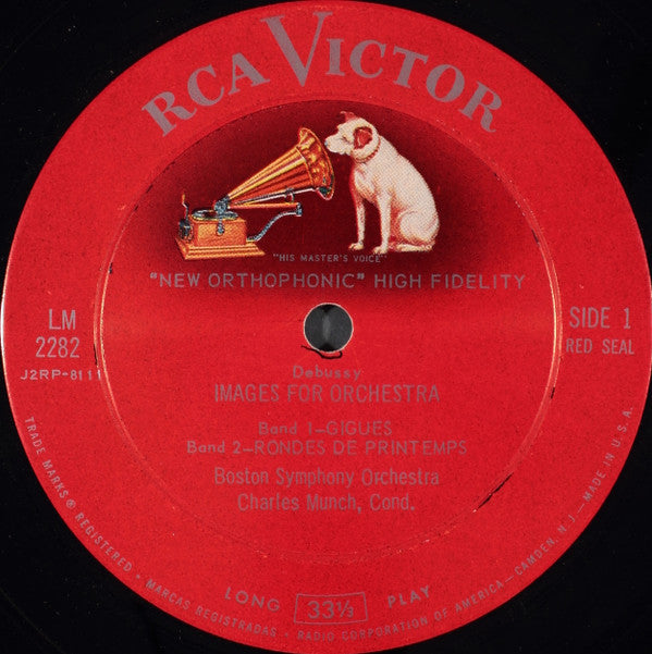 Claude Debussy, Boston Symphony Orchestra / Charles Munch : Images For Orchestra (LP, Mono)
