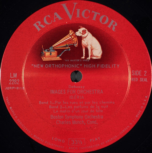 Claude Debussy, Boston Symphony Orchestra / Charles Munch : Images For Orchestra (LP, Mono)