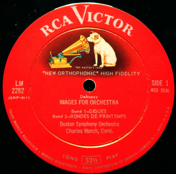 Claude Debussy, Boston Symphony Orchestra / Charles Munch : Images For Orchestra (LP, Mono)