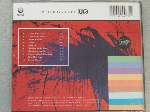 Peter Gabriel : Us (CD, Album, RE)