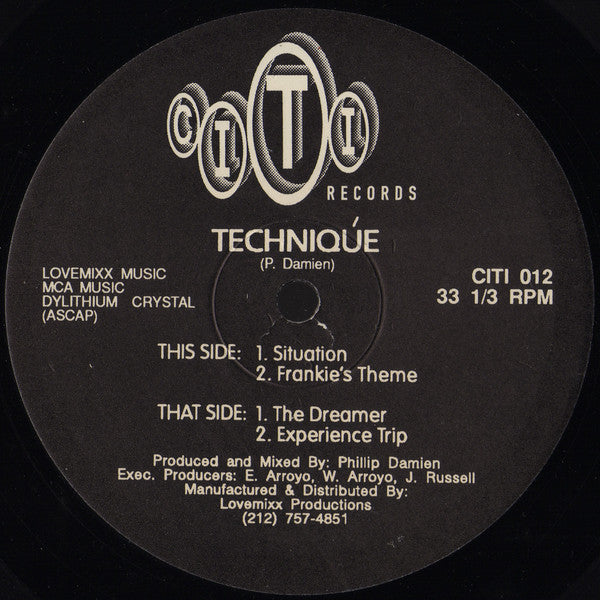 Technique (2) : Situation (12")