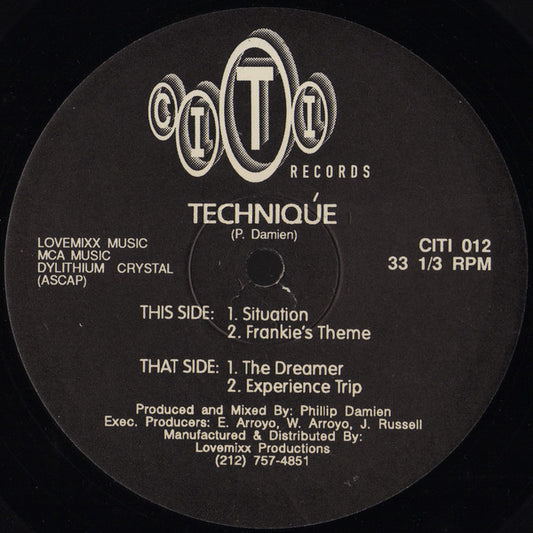 Technique (2) : Situation (12")