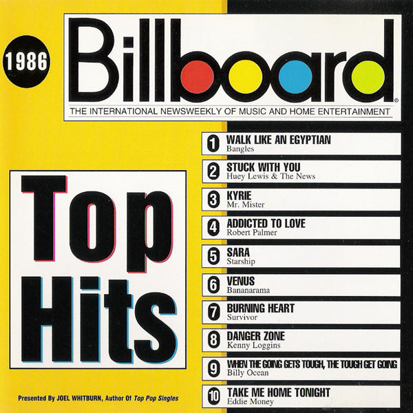 Various : Billboard Top Hits - 1986 (CD, Comp, RM)