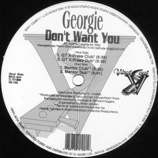 Georgie Porgie : Don't Want You (12")