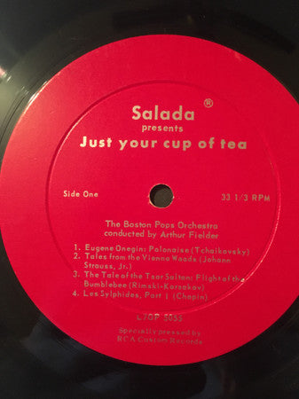 The Boston Pops Orchestra, Arthur Fiedler : Salada Presents Just Your Cup Of Tea (LP)