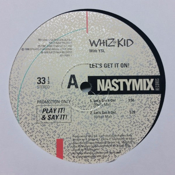 Whiz Kid With YSL : Let's Get It On! (12", Promo)