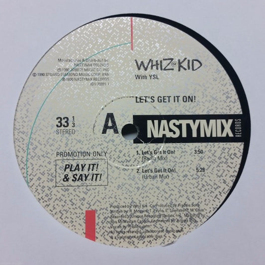 Whiz Kid With YSL : Let's Get It On! (12", Promo)