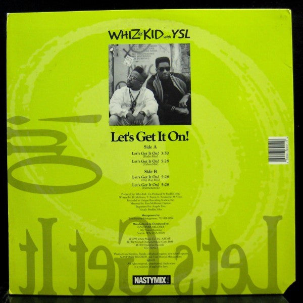 Whiz Kid With YSL : Let's Get It On! (12", Promo)