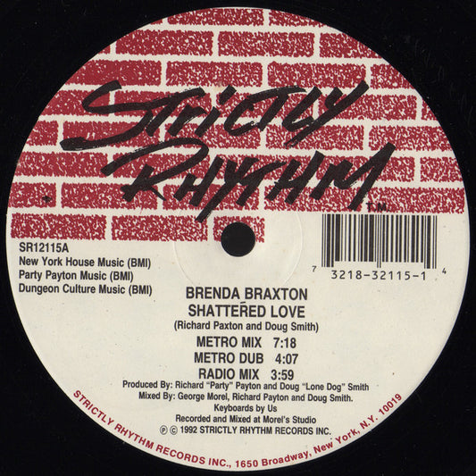 Brenda Braxton : Shattered Love (12")