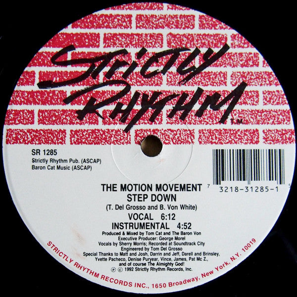 The Motion Movement : Step Down / The Chase (12")