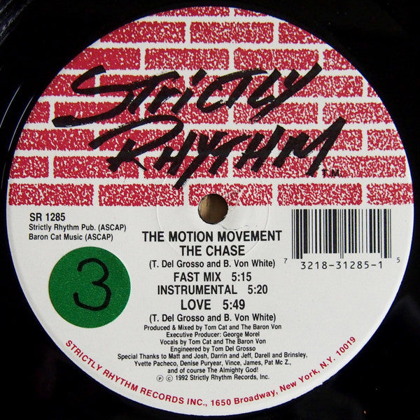 The Motion Movement : Step Down / The Chase (12")