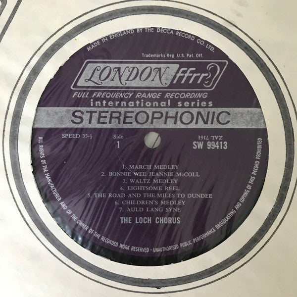 The Loch Chorus : Favorite Songs Of Scotland (LP, Album)