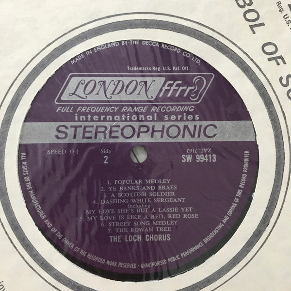 The Loch Chorus : Favorite Songs Of Scotland (LP, Album)