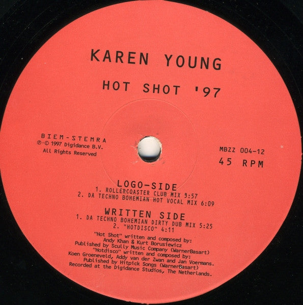 Karen Young : Hot Shot '97 (12")