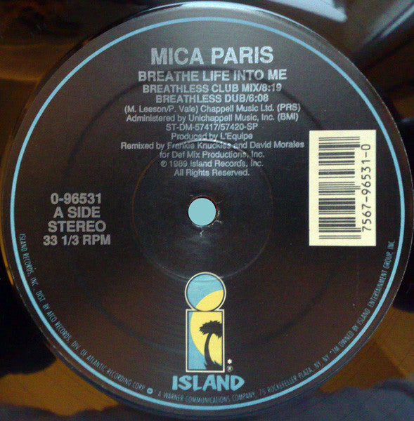 Mica Paris : Breathe Life Into Me (12")