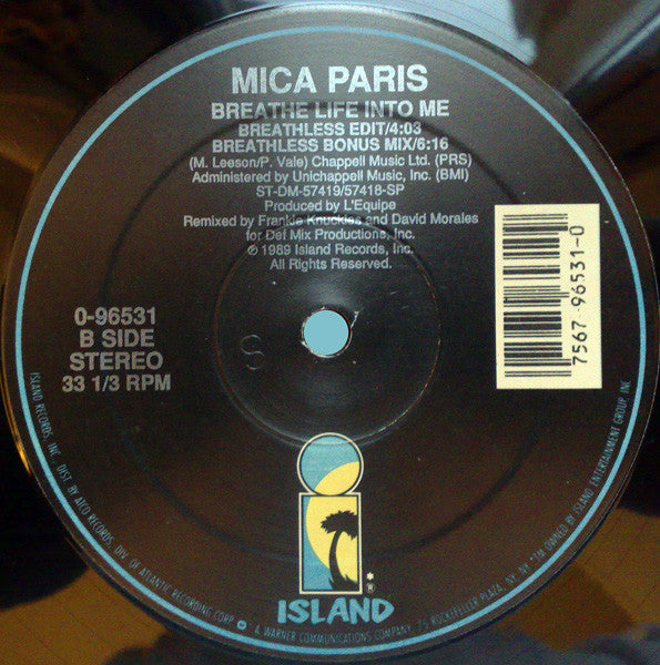 Mica Paris : Breathe Life Into Me (12")