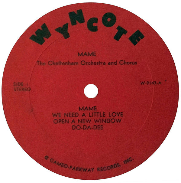 The Cheltenham Orchestra And Chorus : SONGS FROM BROADWAY'S NEW MUSICAL SMASH! MAME (LP, Album, Mono)